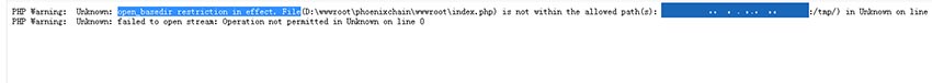 pbootcms模板报错提示PHP Warning: Unknown: open_basedir restriction_站长助手